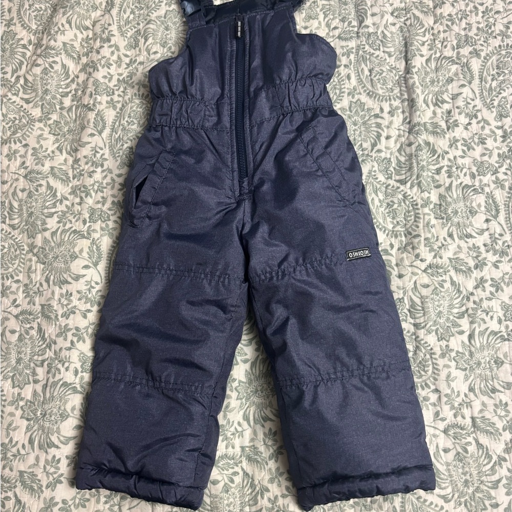 OshKosh B'gosh Navy Insulated Kids Snow Pants with Bib